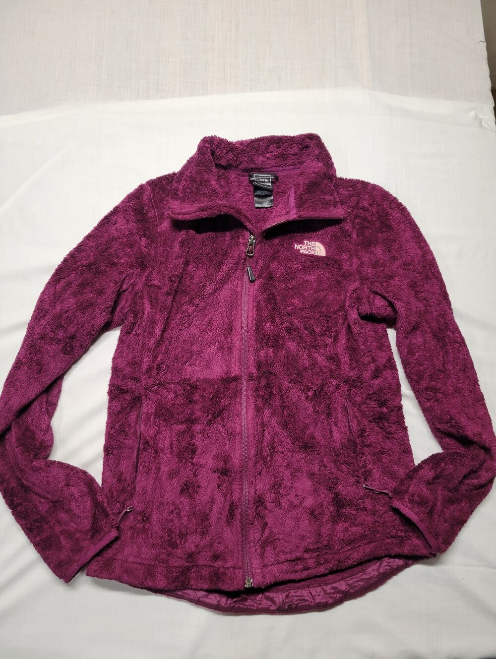 The North Face Women’s Size S Purple Zip Up Fleece Jacket with Pockets